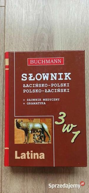 Słownik łaciński-polski, polsko-łaciński, medyczny, gramatyka
