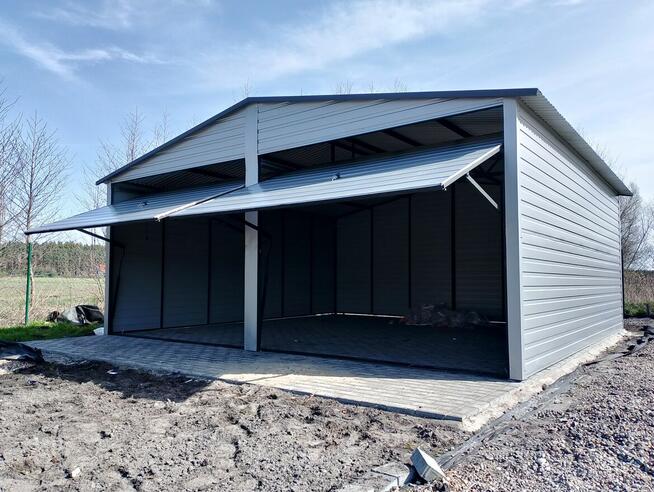 Garaż Blaszany 6x6 - SZYBKA REALIZACJA– Maj-Blach