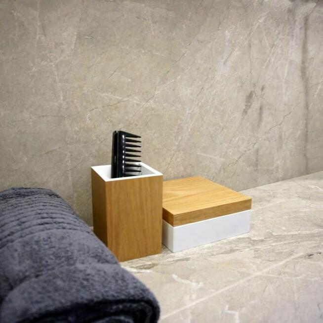 Płytki Marmurowe Atlantic Grey polerowane 40,6x61x1,2 cm