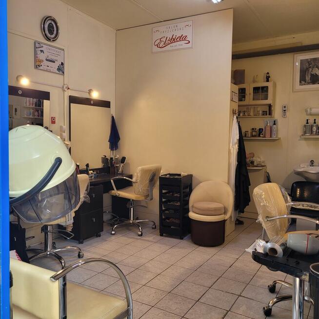 Sprzedaż wyposażenia salonu fryzjerskiego oraz podnajem