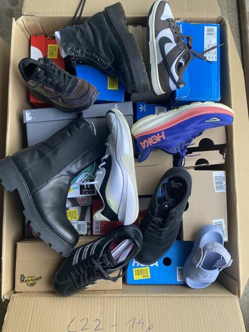 Pakiety markowego obuwia ABC ze zwrotów konsumenckich