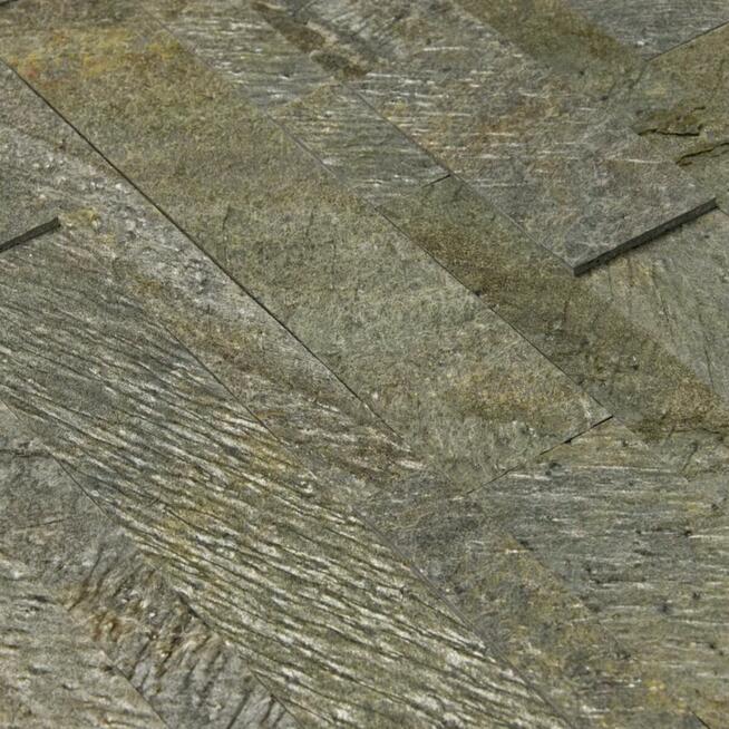 Panel ścienny Quick Stone 3D Gold Green 60x15x0,2-0,4 cm