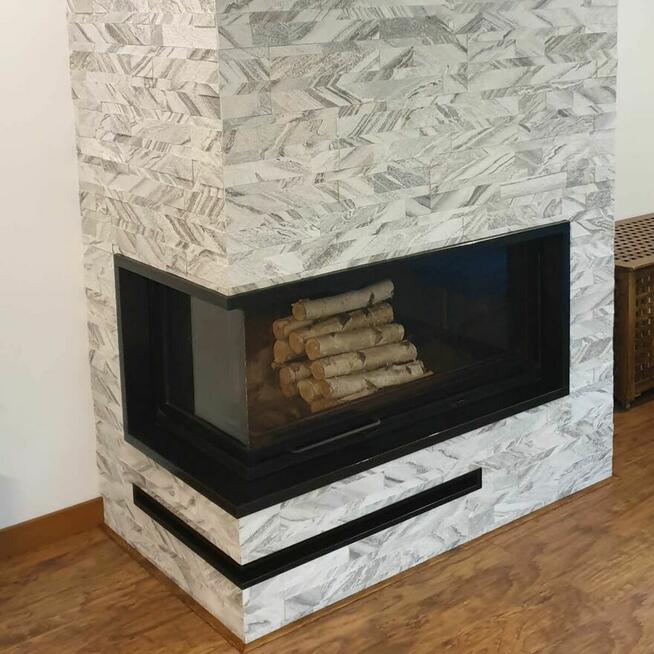 Panel ścienny Quick Stone 3D White Marble 60x15x0,2-0,4 cm