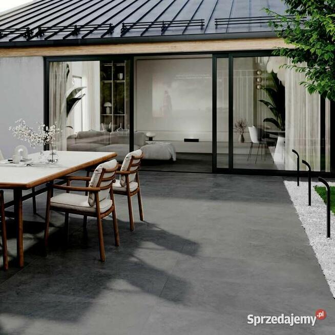 Gres 20mm Pizarra Antracite matowy 120x60x2 cm