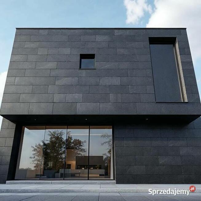 Płytki Łupek Black Slate naturalny 60x30x0,9-1,2 cm