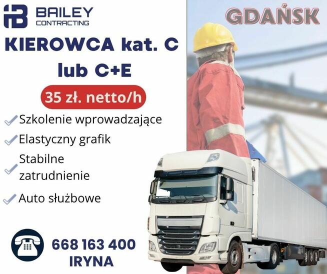 Kierowca z kat. C - Port Kontenerowy w Gdańsku