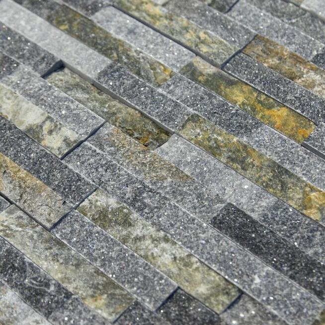 Panel ścienny Marmur Rusty Black naturalny 36x10x0,8-1,3 cm