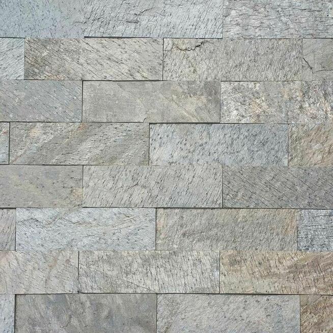 Płytki Łupek Deoli Green naturalny 10x30x0,8-1,3 cm