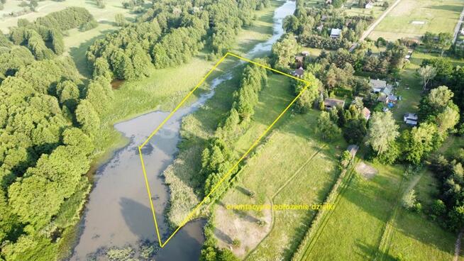 ARCIECHÓW UROKLIWA DZIAŁKA Z WŁASNĄ LINIĄ BRZEGOWĄ