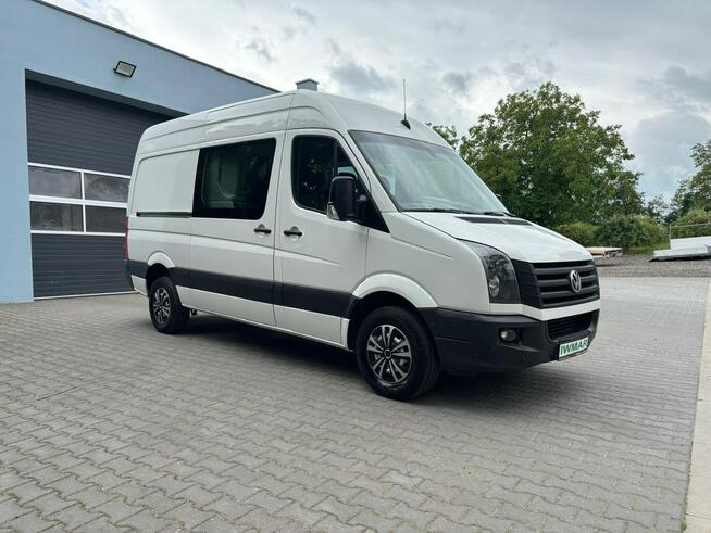 Volkswagen Crafter 2.0 140KM*2015*L2H2*6osobowy*Brygadówka*Tempomat*Klimatyzacja*Hak