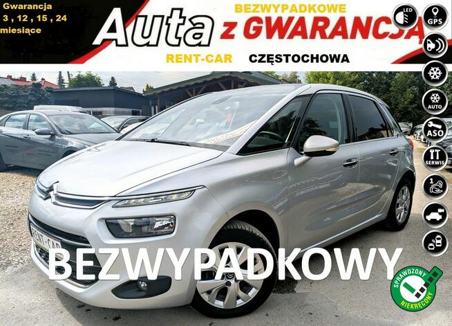 Citroen C4 Picasso 1.2i 130PS OPŁACONY Bezwypadkowy*95.000km*Navi Panoram Serwis GWARAN24