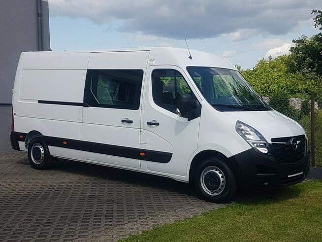 Opel Movano MASTER 7 OSÓB BRYGADÓWKA DŁUGI WYSOKI KLIMA TEMPOMAT KRAJOWY