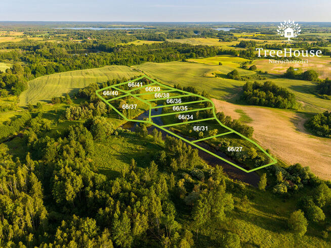 Działki z jeziorkiem – Siedliska k. Pasym Mazury