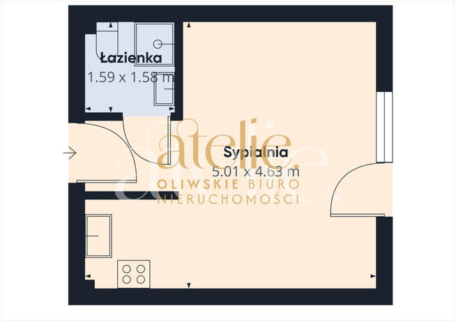 Kawalerka w Bolszewie -na start lub inwestycje