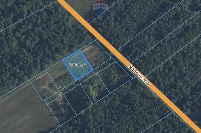 Atrakcyjna działka budowlana w otoczeniu lasu.