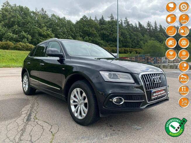 Audi Q5 3.0tdi 258KM Quattro  s-line doinwestowany bezwypadkowy zamiana 1.r.gw