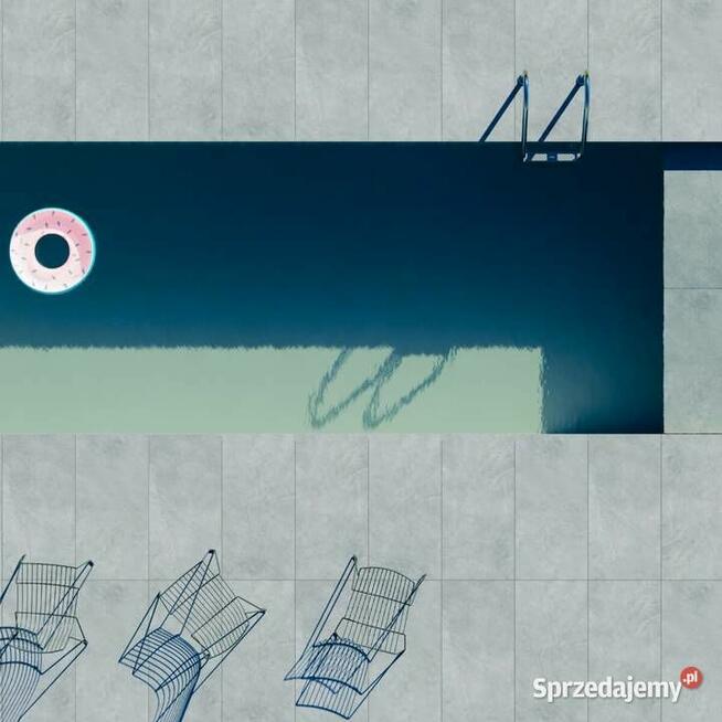 Gres 20mm Pizarra Grey matowy 60x60x2 cm