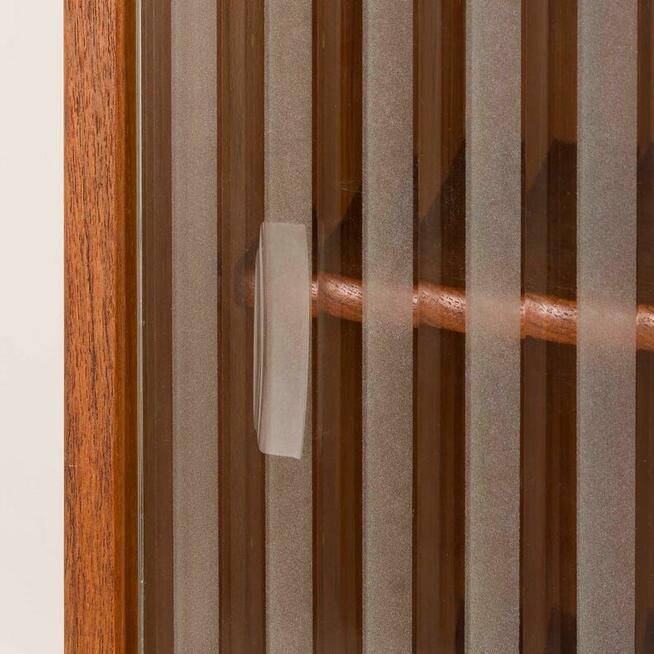 Nowoczesna ścienna jednostka z teaku z lat 60.