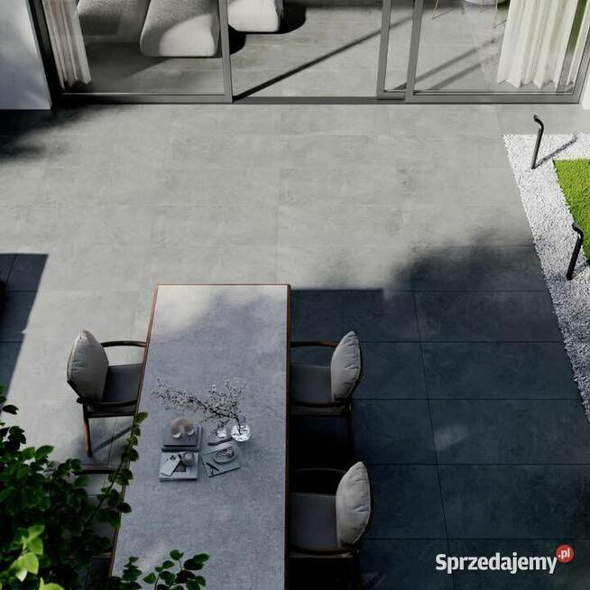 Gres 20mm Pizarra Grey matowy 60x60x2 cm