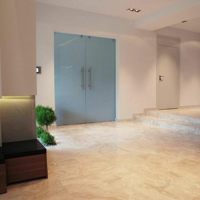 Płytki Marmur Queen Beige polerowany 40,6x61x1,2 cm