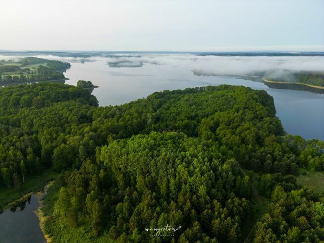 działka budowlana linia brzegowa jez. Marąg