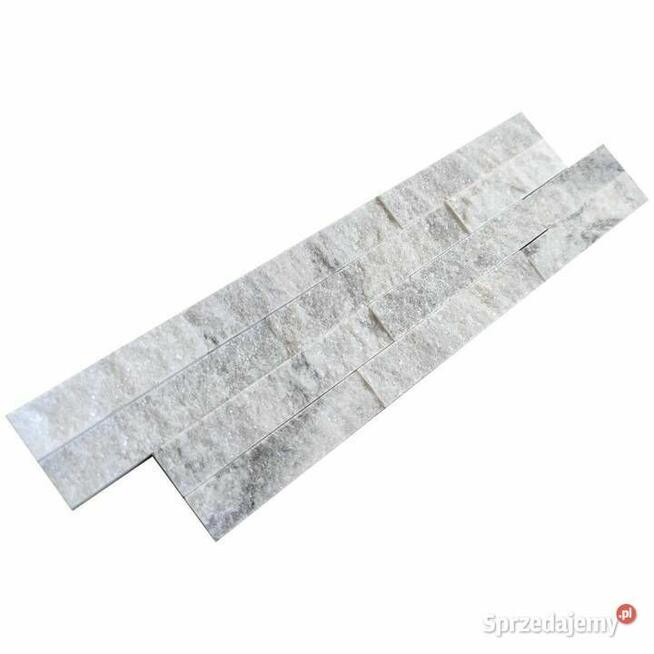 Panel ścienny Marmur Stackstone Stormy Grey 10x36x0,8-1,3 cm