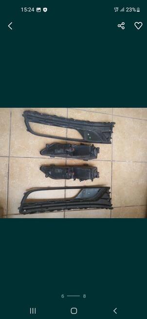 Kratki atrapy zderzaka halogeny Passat B7