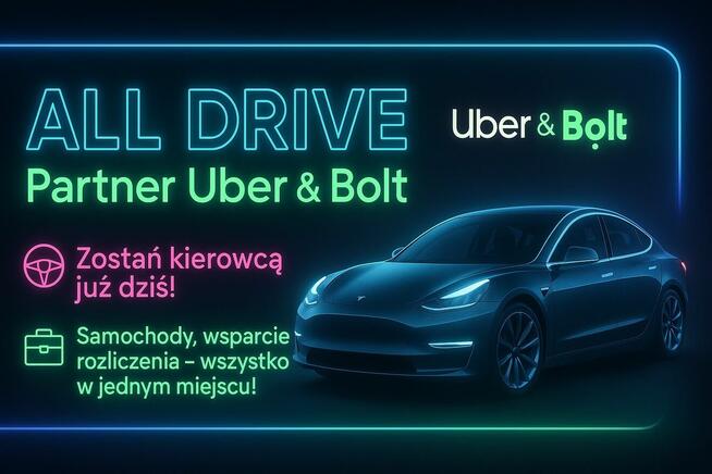 Zostań Kierowcą/Kurierem Uber/Bolt