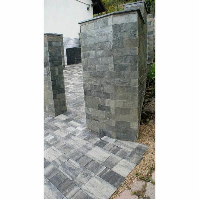 Płytki Łupek Deoli Green naturalny 10x30x0,8-1,3 cm