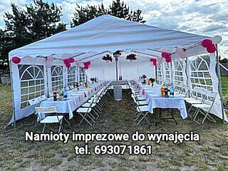 Namioty imprezowe do wynajęcia