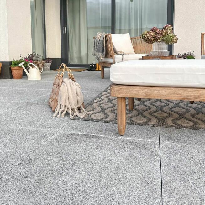 Płytki Granit G603 płomieniowany 60x60x1,5 cm