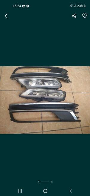 Kratki atrapy zderzaka halogeny Passat B7