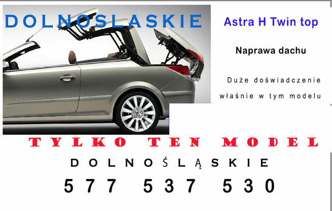 Naprawa dachu Opel Astra H Twin Top