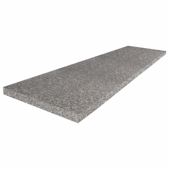 Stopień granitowy G664 Królewski Brąz płomieniowany 150x33x2
