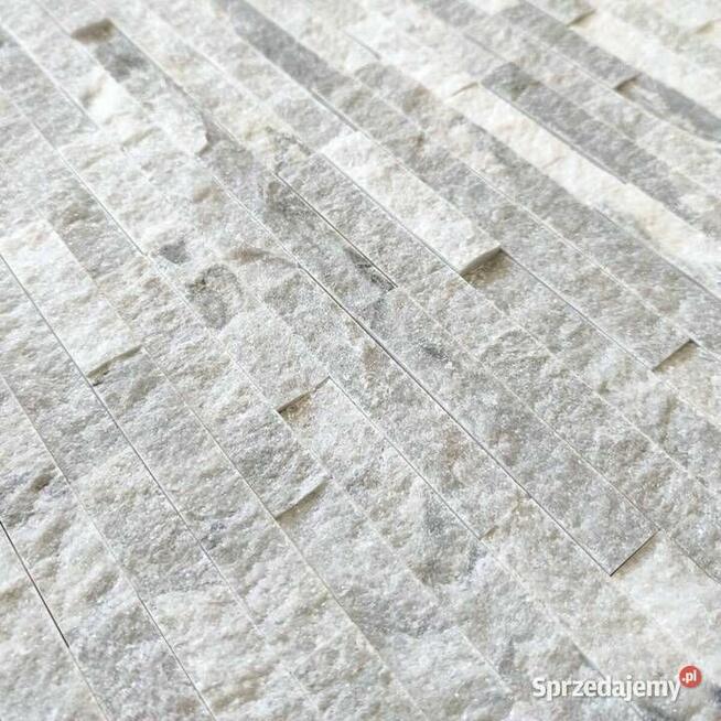 Panel ścienny Marmur Stackstone Stormy Grey 10x36x0,8-1,3 cm