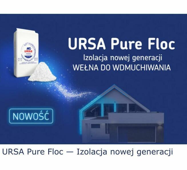 Ocieplenie dachu stropu wełna wdmuchiwana celuloza piana pur