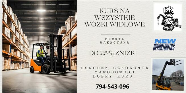 Wakacyjna promocja na wózek widłowy