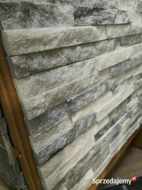 Panel ścienny Marmur Stackstone Cloudy Grey 10x36x0,8-1,3 cm