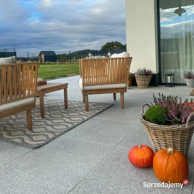 Płytki Granit G603 New Bianco Cristal płomieniowany 60x60x2 cm