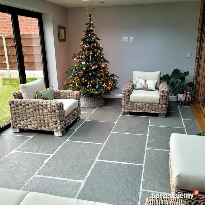 Płytki wapień Grey Limestone antykowane i bębnowane