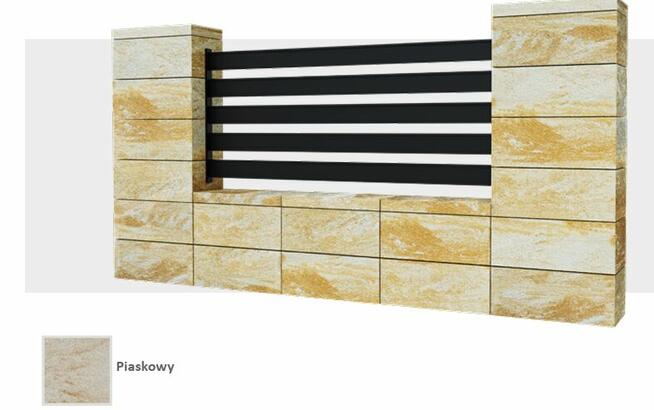Murek betonowy Bloczek ogrodzeniowy STYROBUD FINI 500x200x20