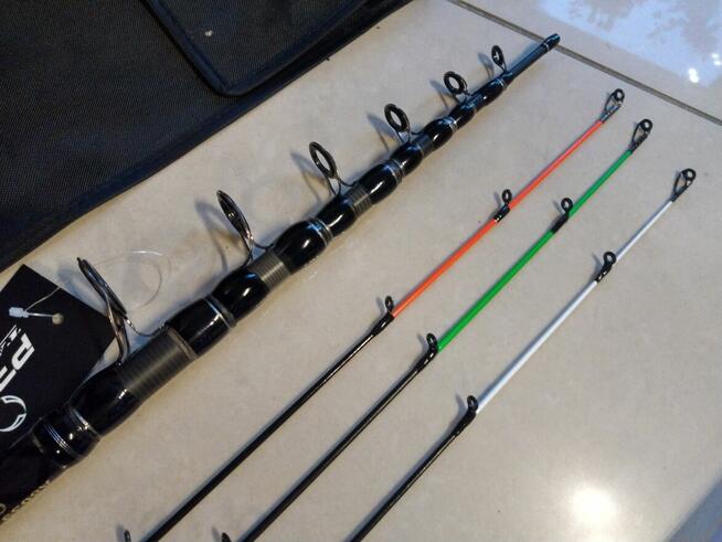 FL Tele Feeder 3,30m 60-180g mocny węglowy 3 szczytówki