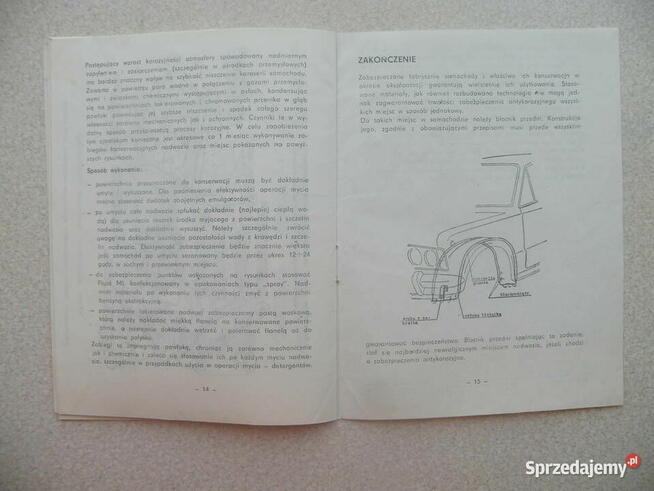 Konserwacja samochodów FSO 125p i POLONEZ W-wa-Żerań 1988r.