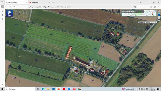 Sprzedam działkę (ziemię uprawną) o powierzchni 4,50 ha