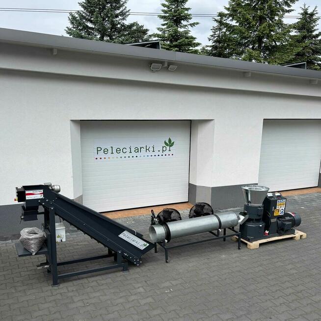 LINIA PELETOWA 800kg/h WYDAJNA PRODUKCJA Pasza Karma Ściółka