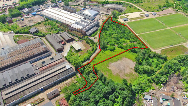 Działka przemysłowa budowlana w Bytomiu