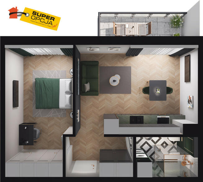 Mieszkanie Kraków Ruczaj, Jana Kantego Federowicza