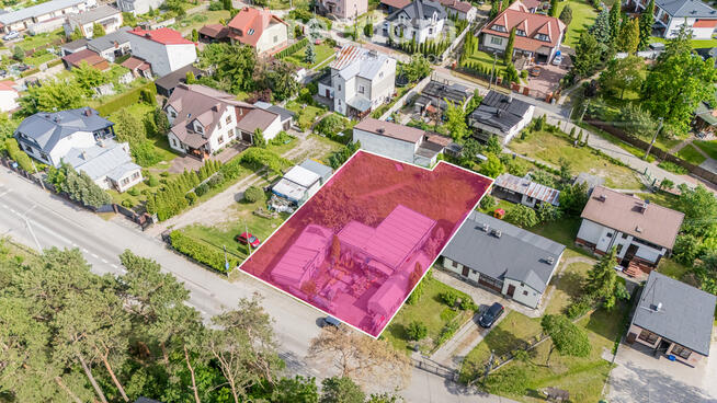 Działka usługowa 983 m² z mediami – Otwock