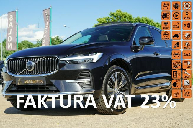 Volvo XC 60 MAX OPCJA panorama 4x4 wentylacja kamery 360 acc blis skora masaze hud