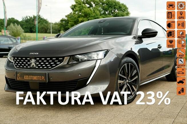 Peugeot 508 GT nawi PEŁNA SKORA masaze night vision kamery sam parkuje focal MAX